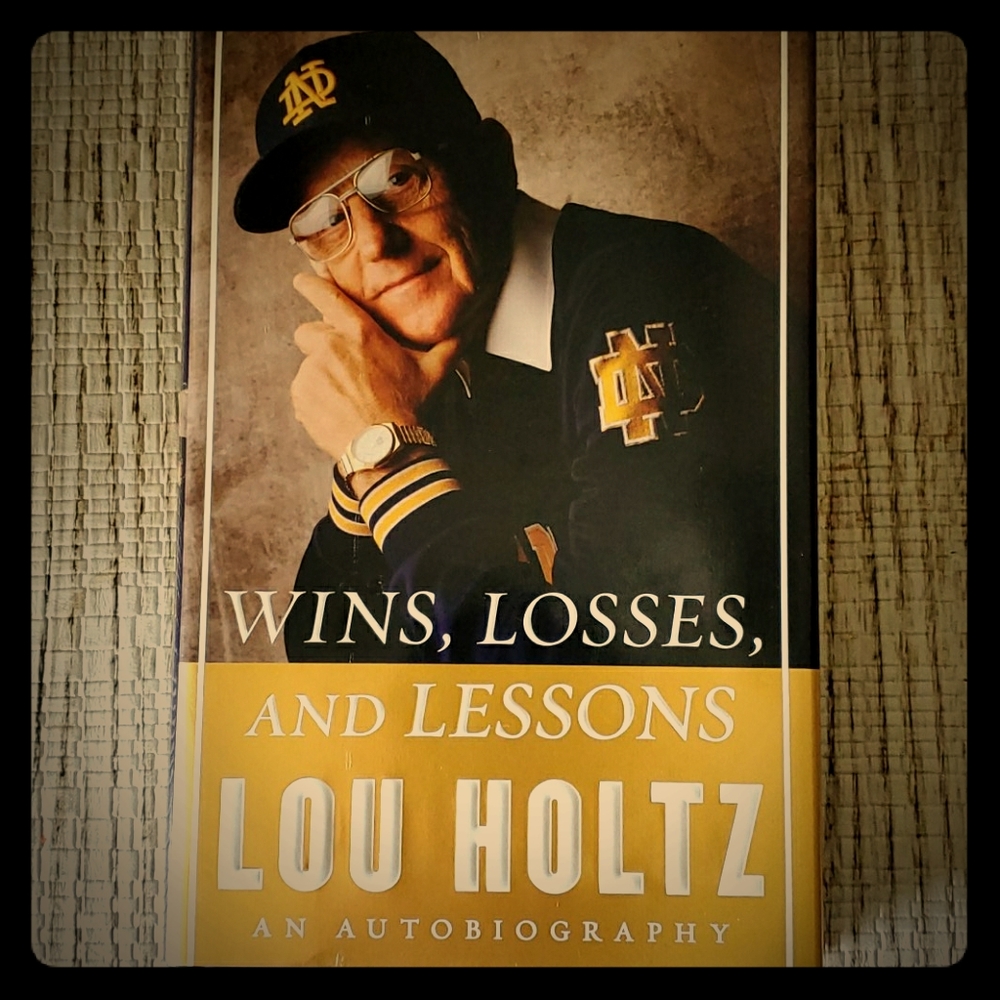 AUTOGRAPHED Lou Holtz Notre Dame AUTOBIOGRAPHY